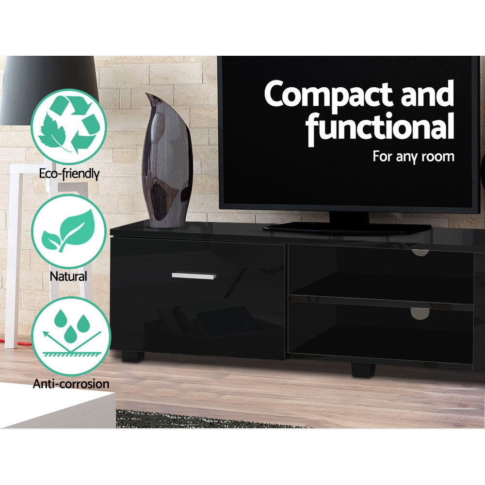 Jim Entertainment Unit TV Cabinet 140cm - Black