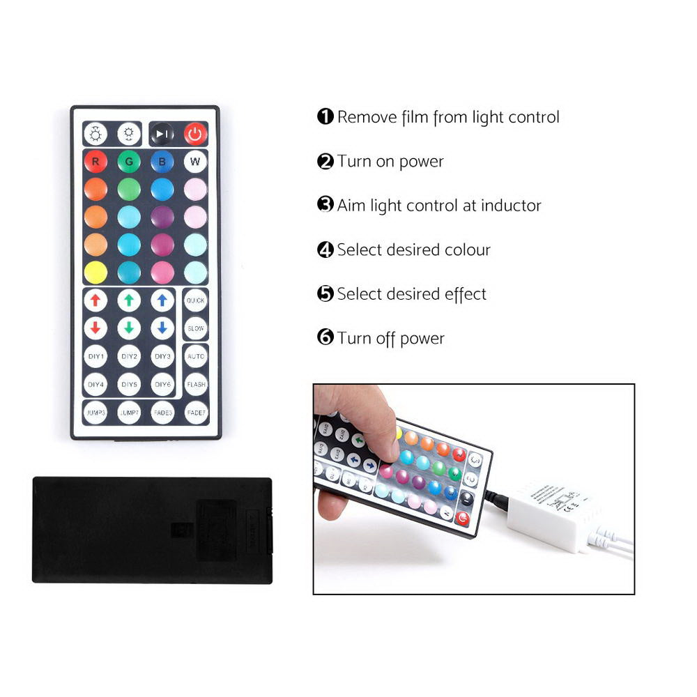 Arno LED Buffet Sideboard - White