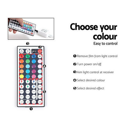 Anna Entertainment Unit TV Cabinet LED 160cm - White