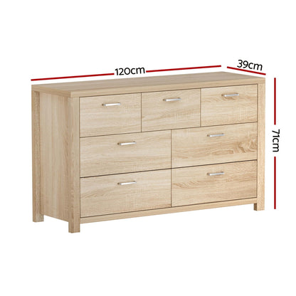 Maxi 7 Chest of Drawers - Pine