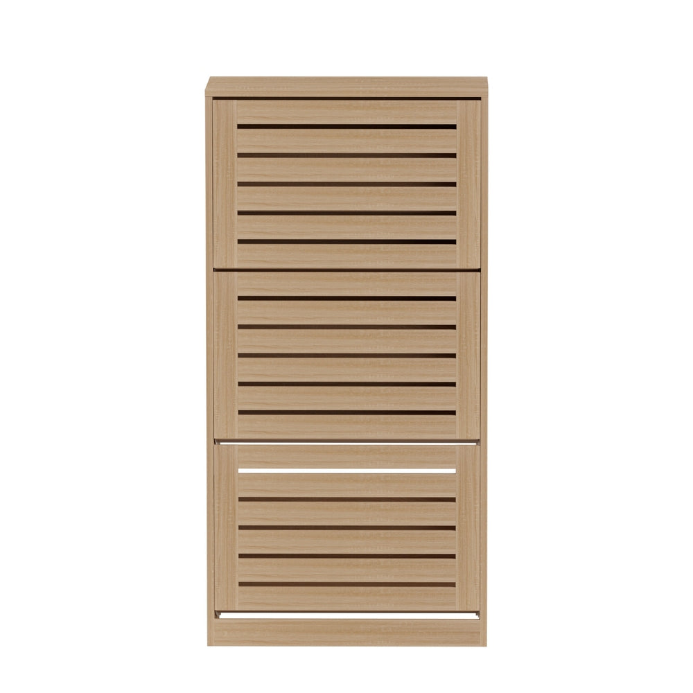 Shoe Cabinet Storage Drawer 45 Pairs - Pine