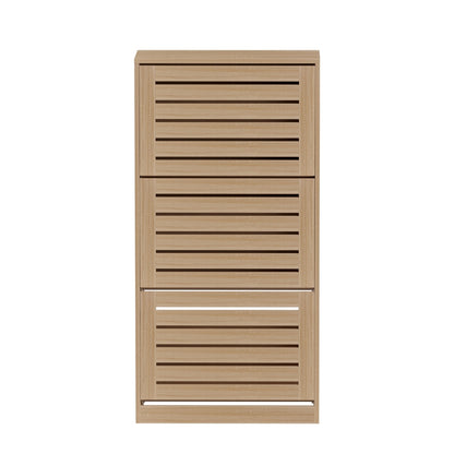 Shoe Cabinet Storage Drawer 45 Pairs - Pine