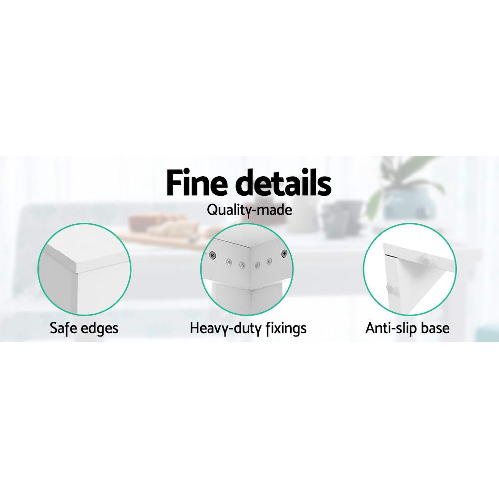 Natu 4-Seater Dining Table Rectangular 120CM - White