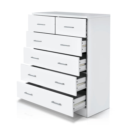 Andes 6 Chest of Drawers - White
