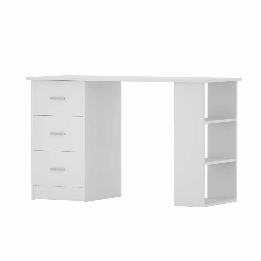 Bobb Computer Desk Drawer Shelf Cabinet 120CM - White