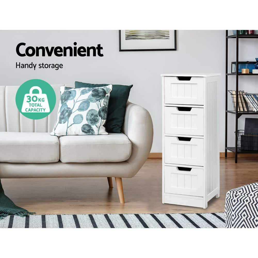 Leesa 4 Chest of Drawers - White