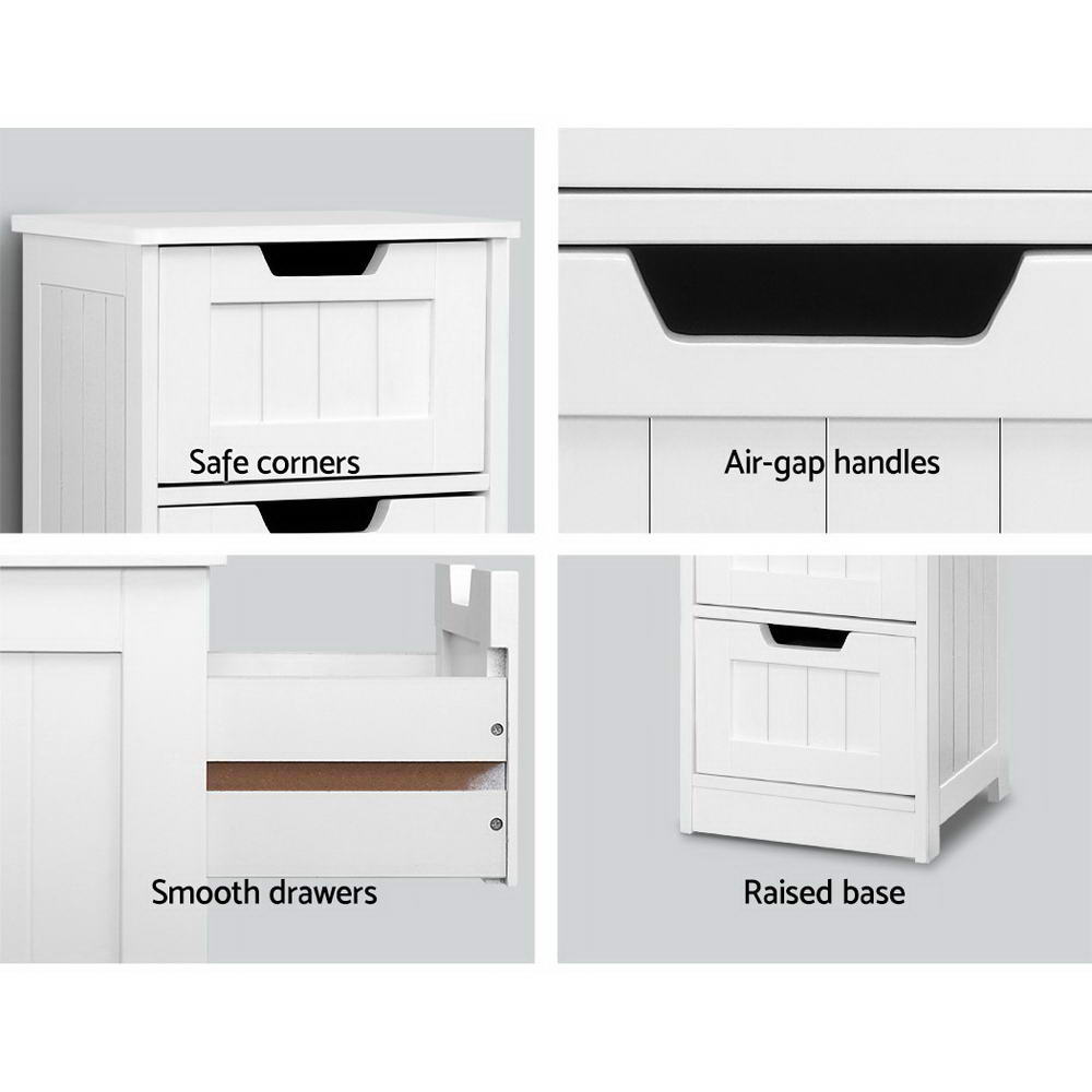 Leesa 4 Chest of Drawers - White
