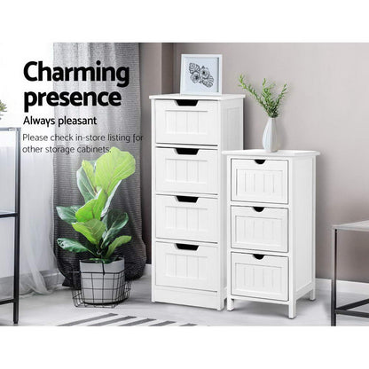 Leesa 4 Chest of Drawers - White