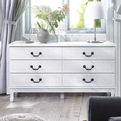 Kubi 6 Chest of Drawers - White