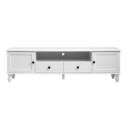 Kubi TV Cabinet Entertainment Unit 160cm - White