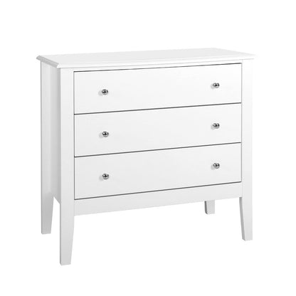 Brittany 3 Chest of Drawers - White