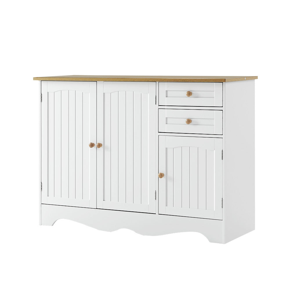 Berne Buffet Sideboard 3 Doors - White