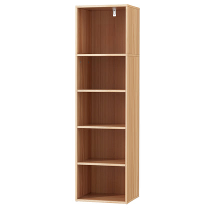 Milo Bookshelf 5 Tiers - Pine