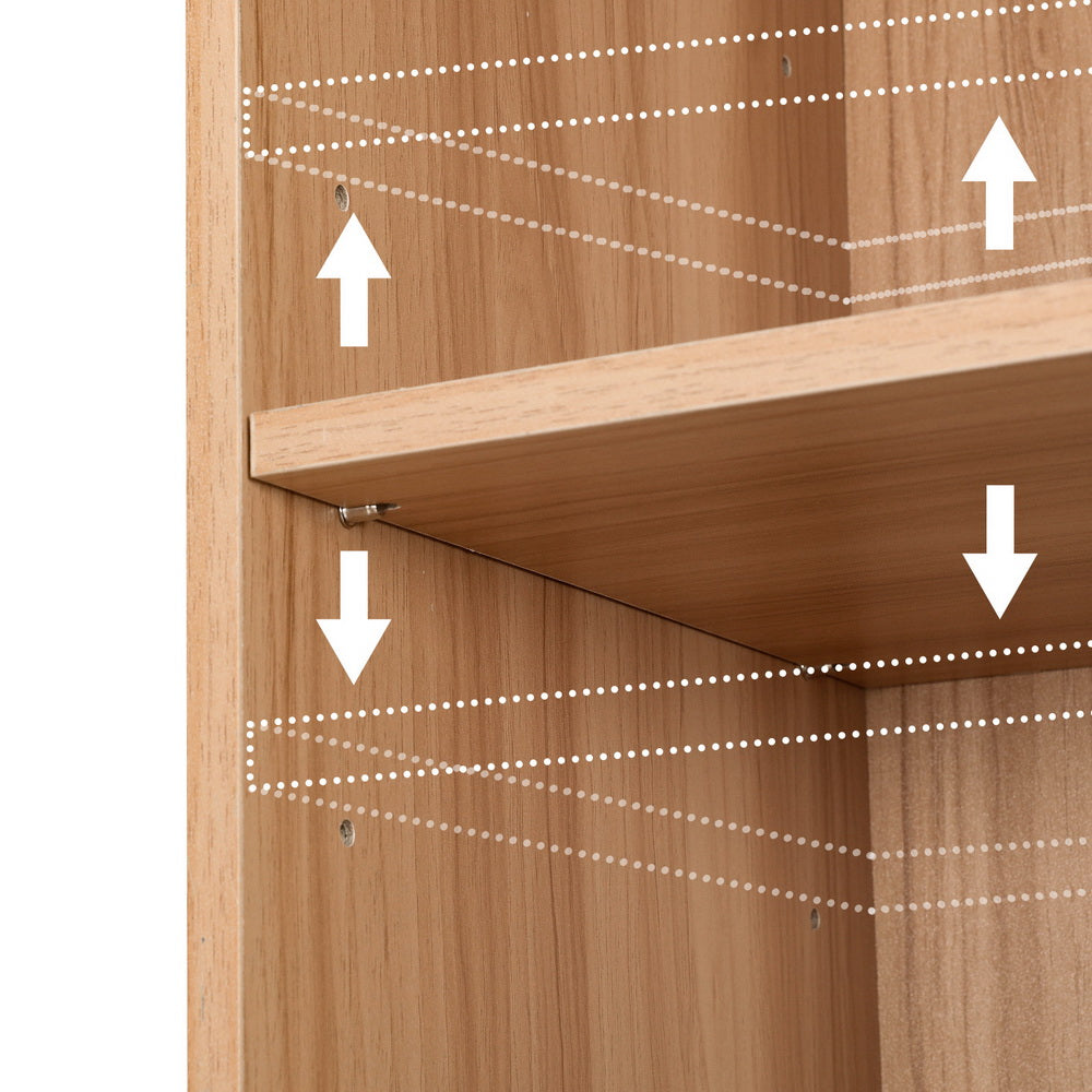 Milo Bookshelf 5 Tiers - Pine