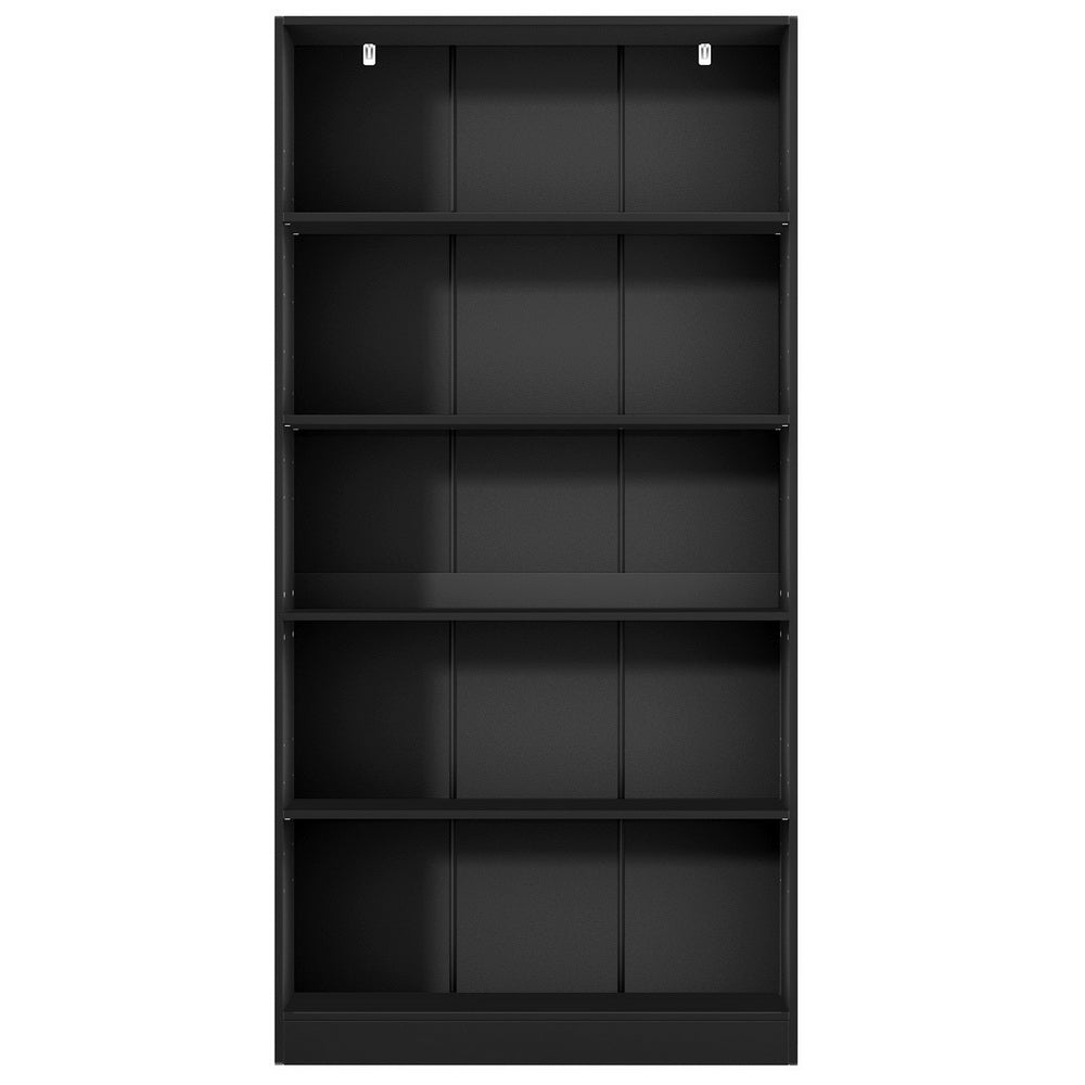 Anton Bookshelf 5 Tiers - Black