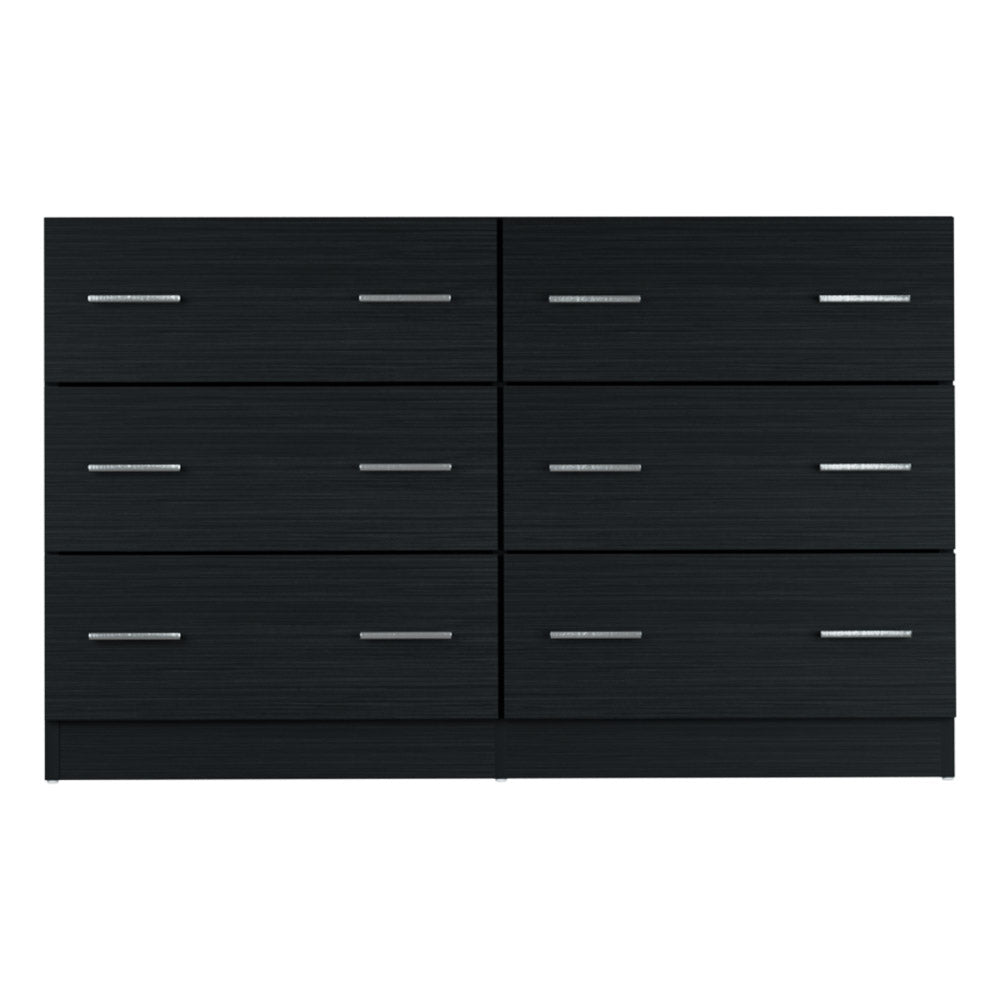 Veda 6 Chest of Drawers - Black