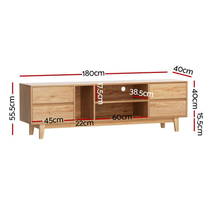 Asa Entertainment Unit Stand 180cm - Wooden