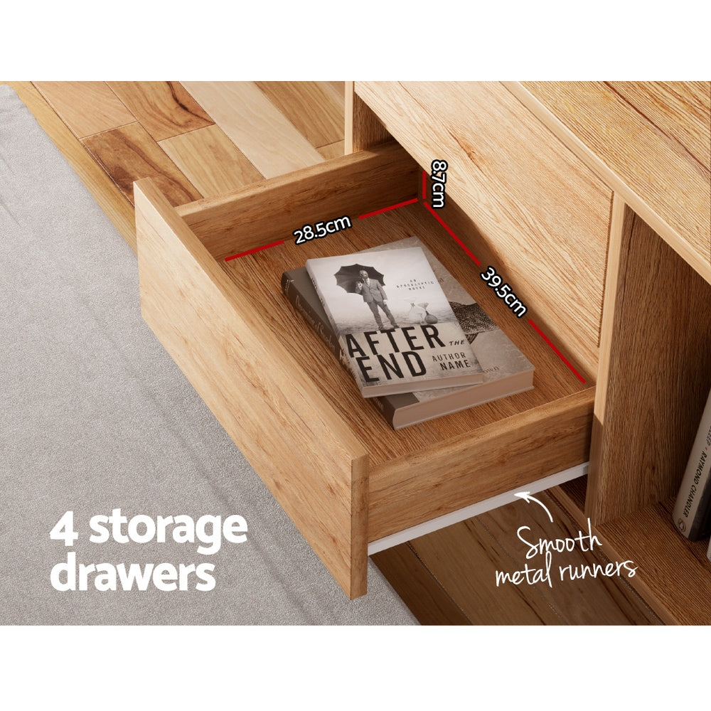 Asa Entertainment Unit Stand 180cm - Wooden