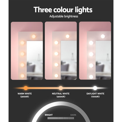 LED Dressing Table Set - White