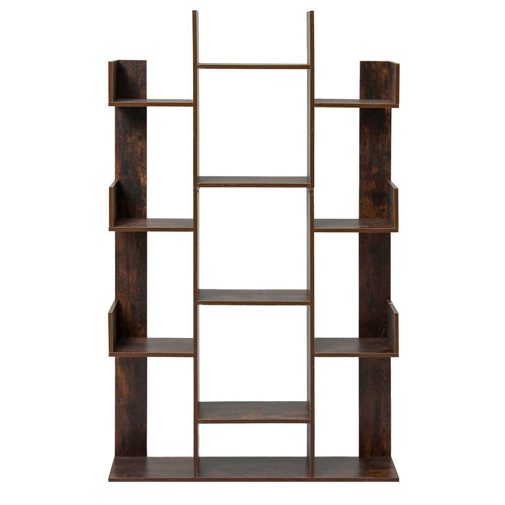 Romi Tree-Shaped Bookshelf - Walnut