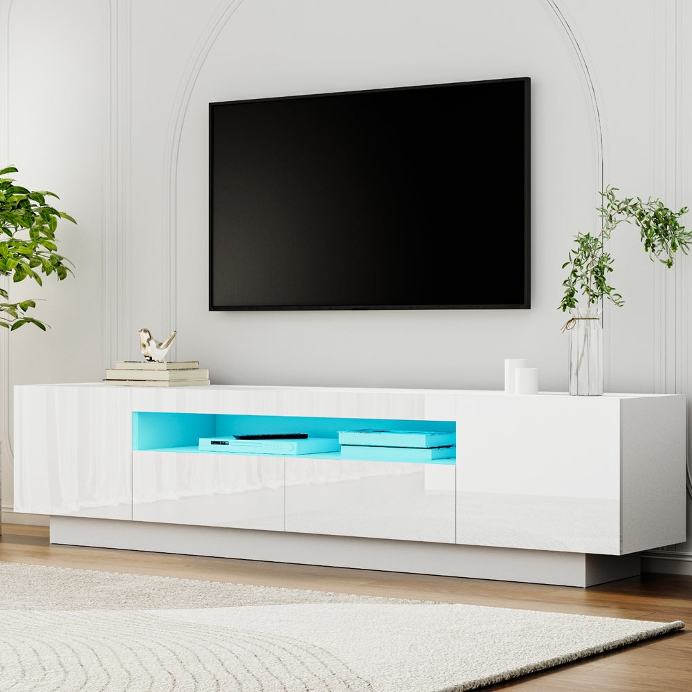 LED TV Unit Entertainment Unit Storage Drawer 180cm - White