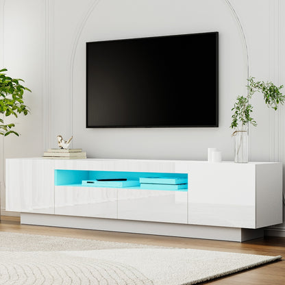 LED TV Unit Entertainment Unit Storage Drawer 180cm - White