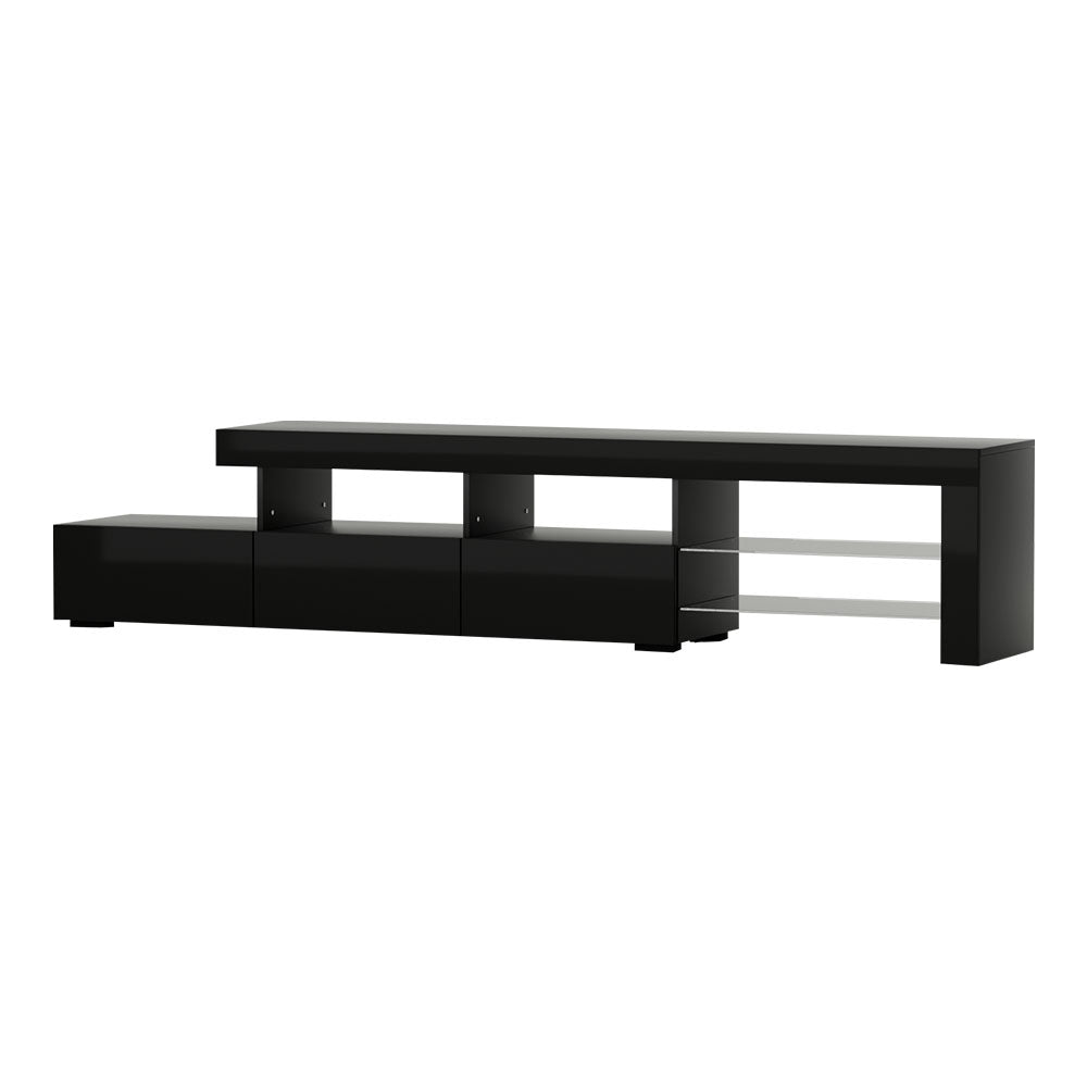 Caya Entertainment Unit TV Cabinet LED 215cm - Black