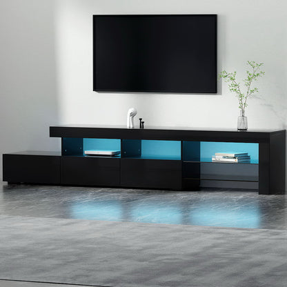 Caya Entertainment Unit TV Cabinet LED 215cm - Black