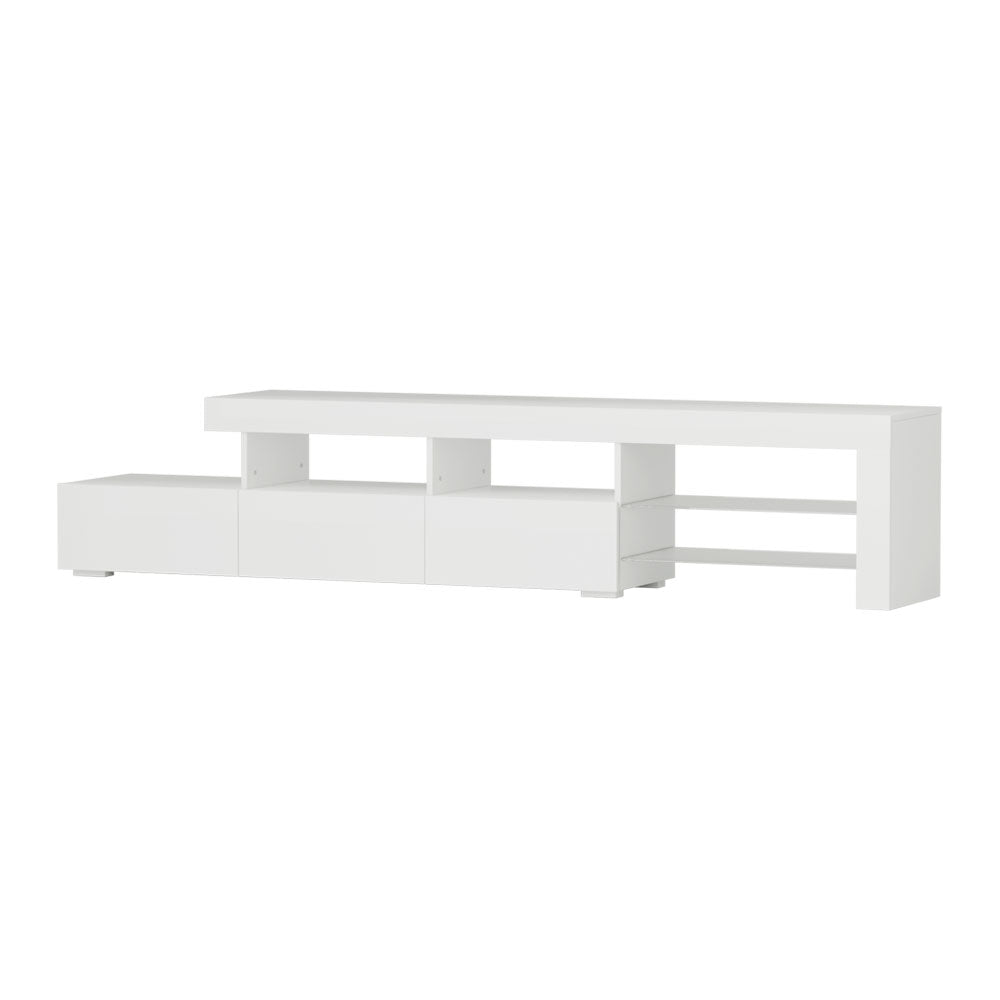 Caya Entertainment Unit TV Cabinet LED 215cm - White