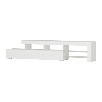Caya Entertainment Unit TV Cabinet LED 215cm - White