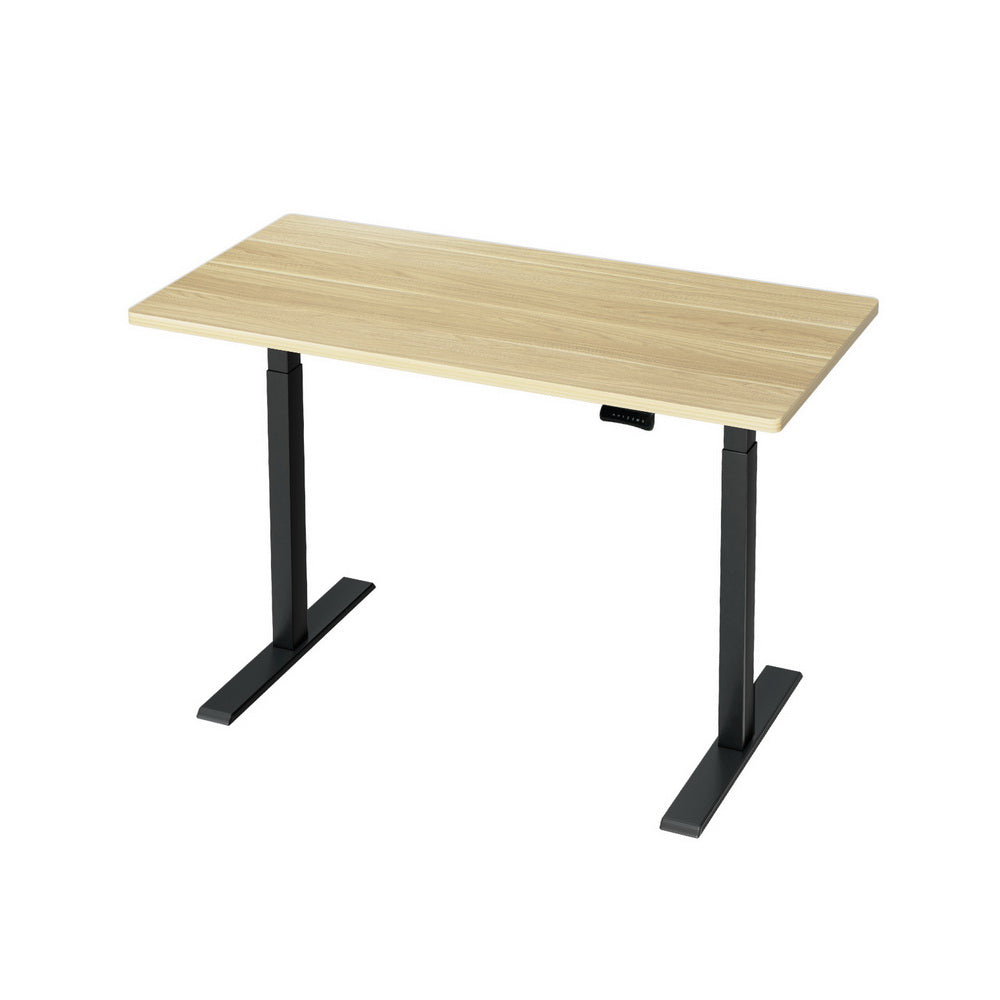 Standing Desk Motorised Dual Motor 120CM - Oak