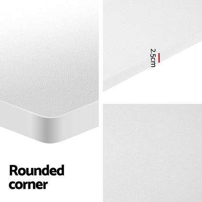 Standing Desk Motorised Dual Motor 120CM - White