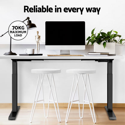 Standing Desk Motorised Dual Motor 120CM - White