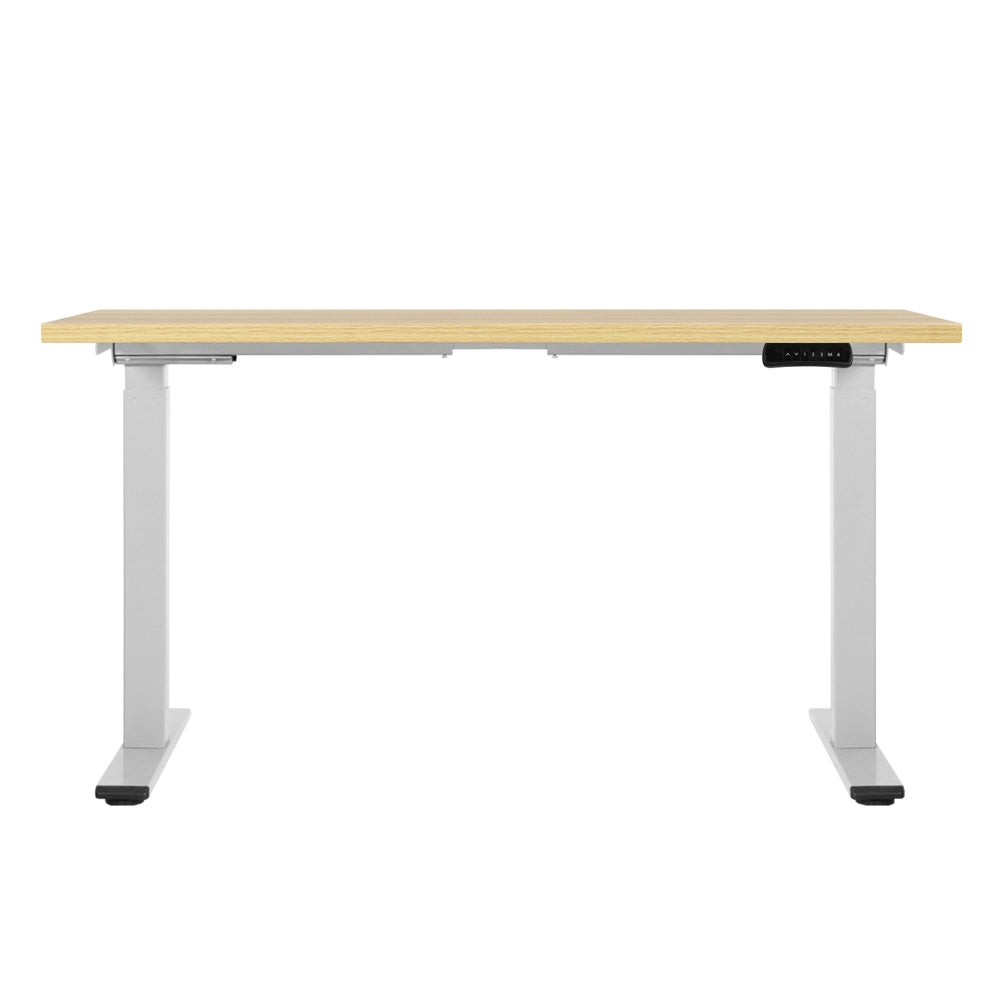 Standing Desk Motorised Dual Motor 120CM - White Oak