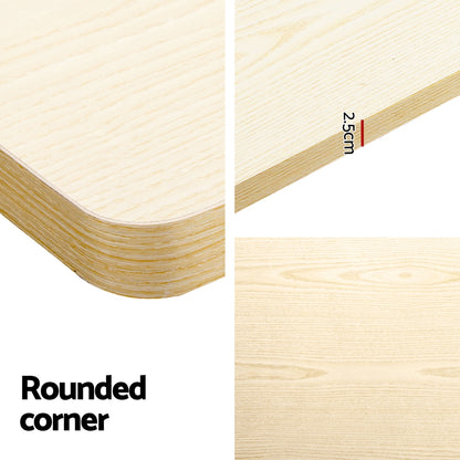 Standing Desk Motorised Dual Motor 120CM - White Oak