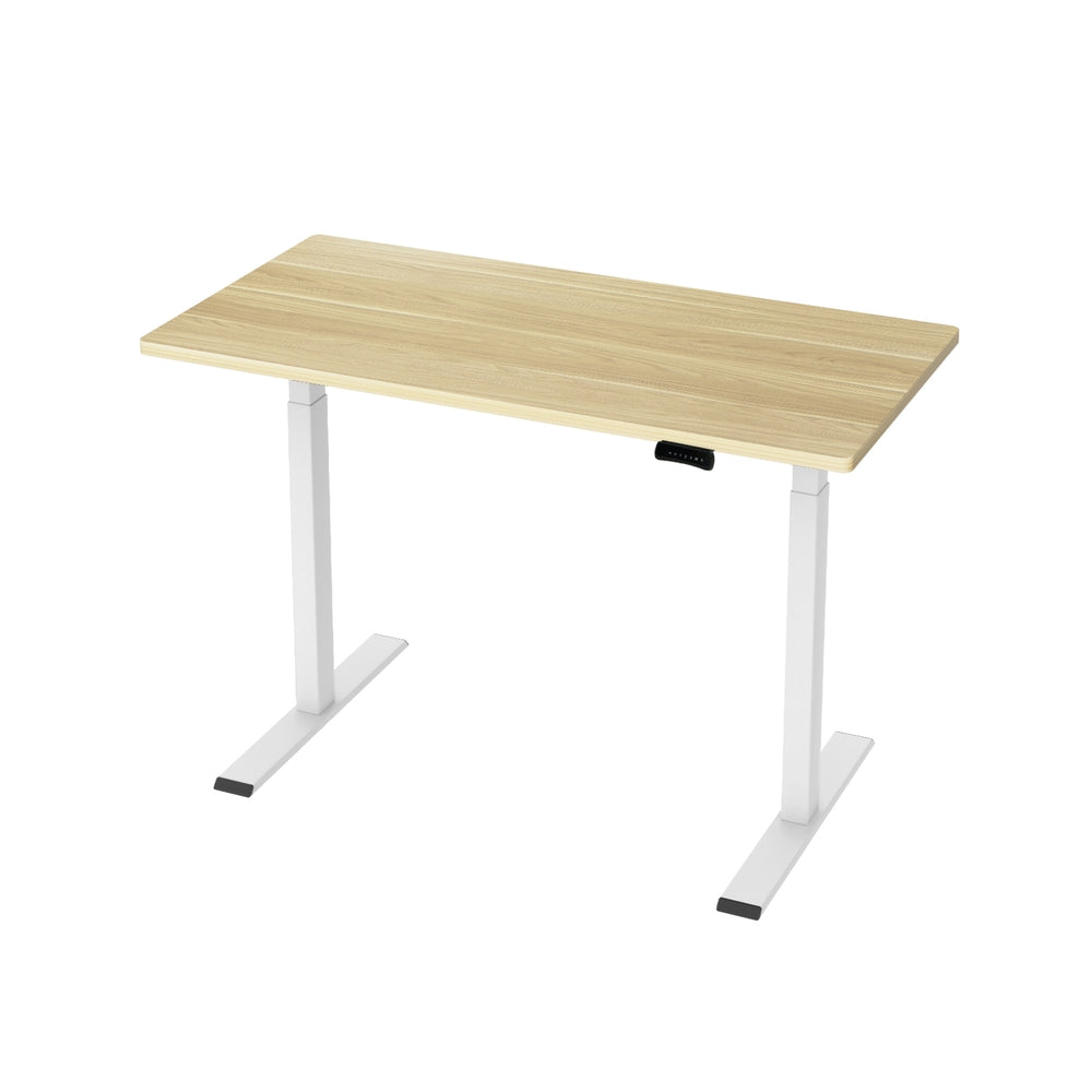 Standing Desk Motorised Dual Motor 120CM - White Oak