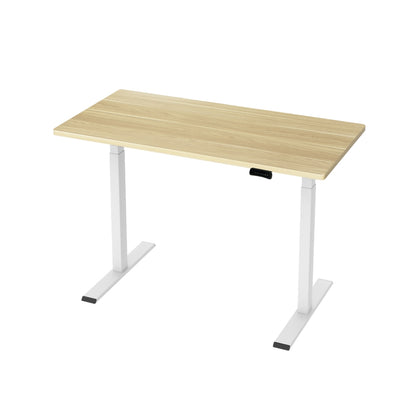 Standing Desk Motorised Dual Motor 120CM - White Oak