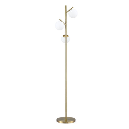 3-Light Tree Floor Lamp 165cm - Gold