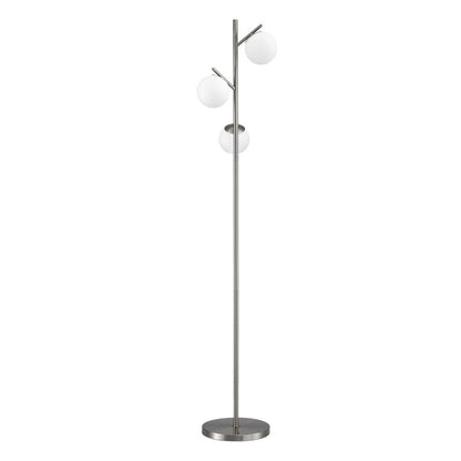 3-Light Tree Floor Lamp 165cm - Silver