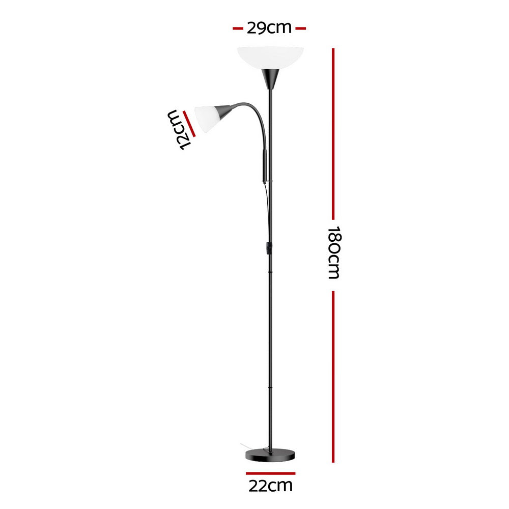 Floor Lamp Mother and Child - Black