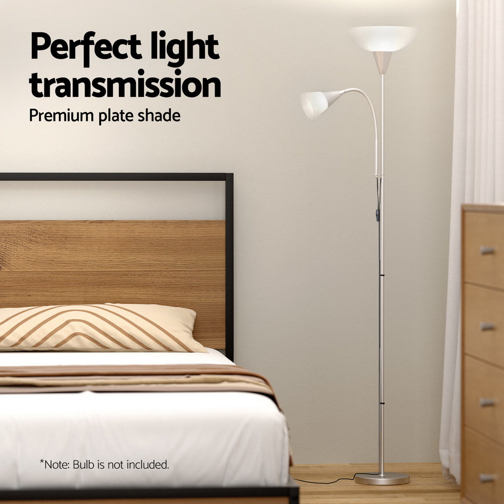 Floor Lamp Mother and Child - Silver