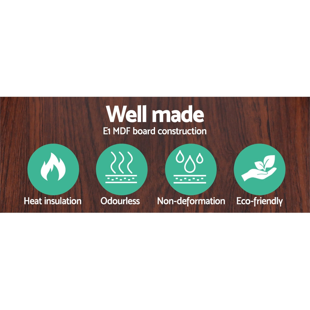 Shelf Floor Lamp 3 Tier LED Light Stand - Vintage White