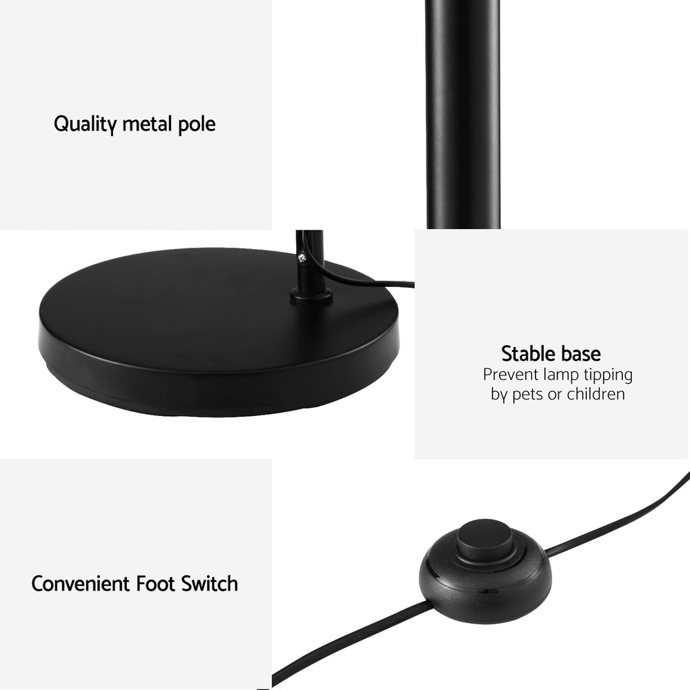 Floor Lamp Light Stand - Black