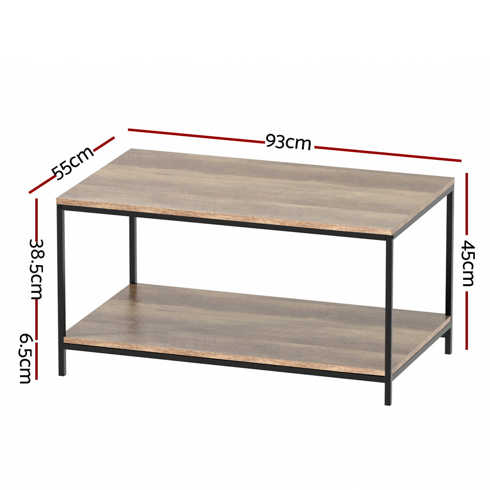 Olin Coffee Table Rectangular 93CM - Walnut