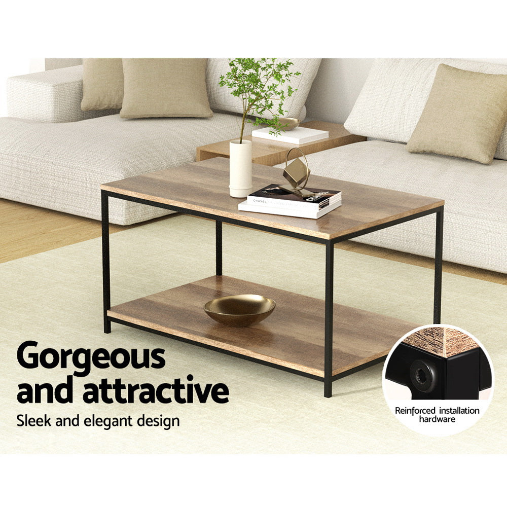 Olin Coffee Table Rectangular 93CM - Walnut