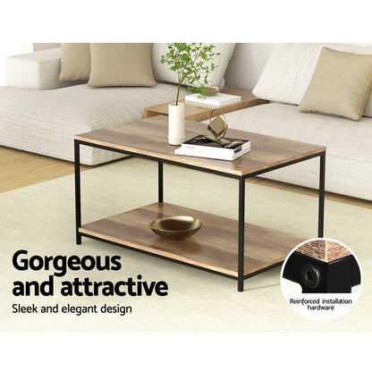 Olin Coffee Table Rectangular 93CM - Walnut
