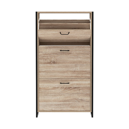 Tim Shoe Rack Cabinet Adjustable Shelves 24 Pairs