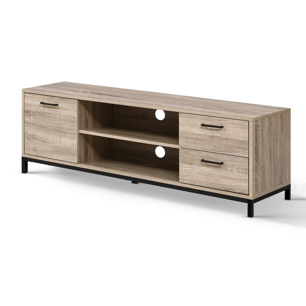 Tania TV Cabinet Entertainment Unit 132cm - Pine