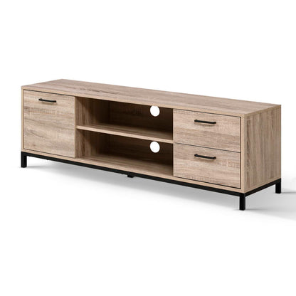 Tania TV Cabinet Entertainment Unit 132cm - Pine