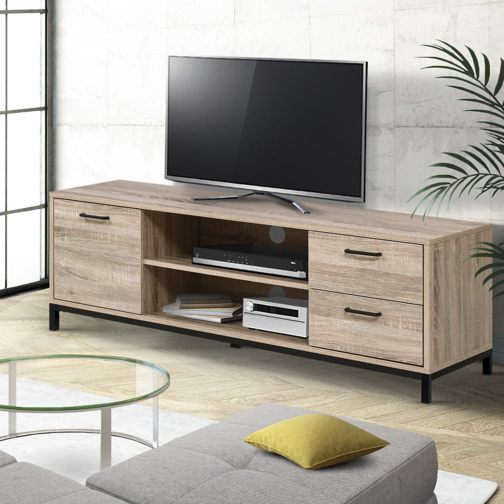 Tania TV Cabinet Entertainment Unit 132cm - Pine